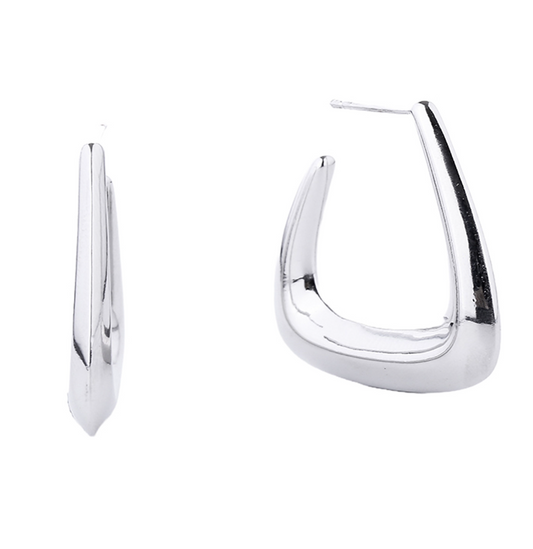 Open Triangle Earring