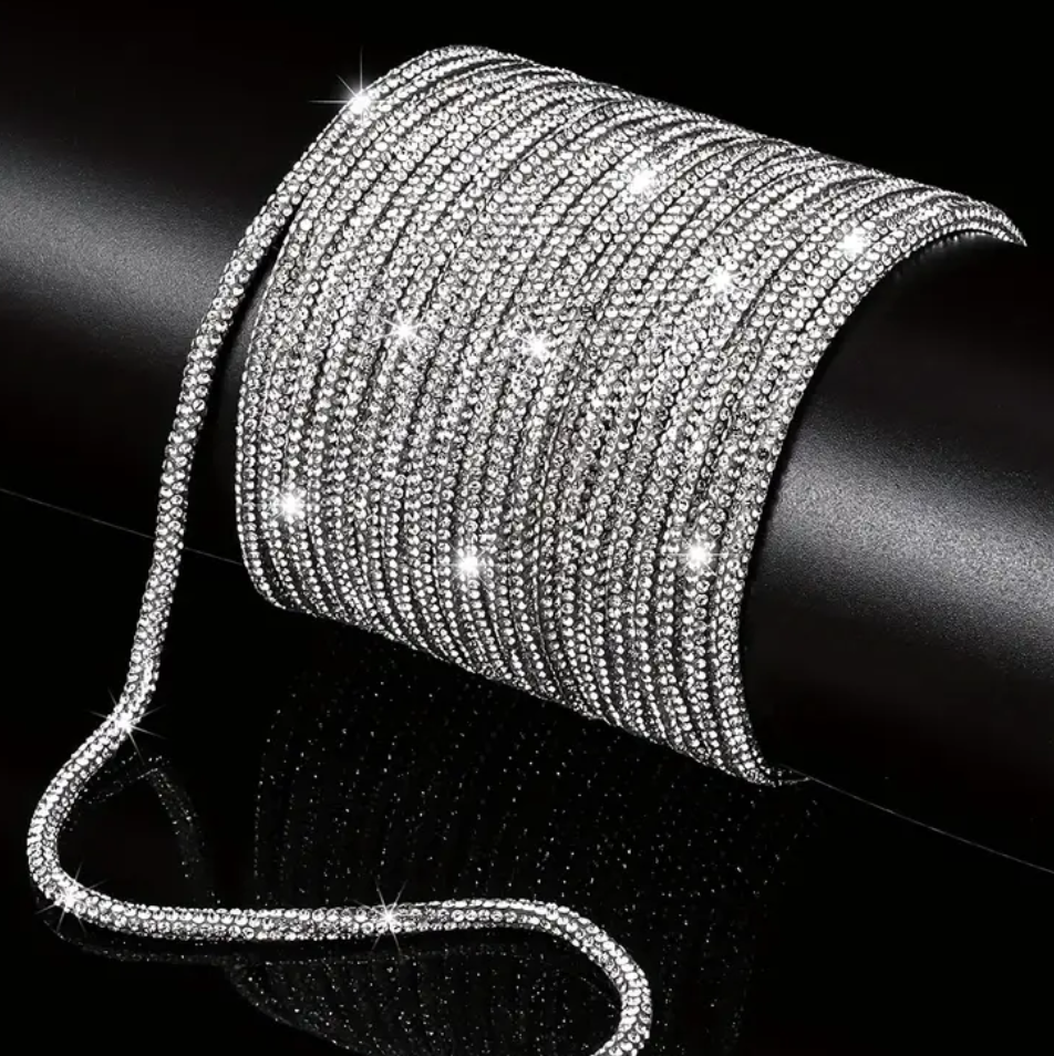 Long Rhinestone Shoelace