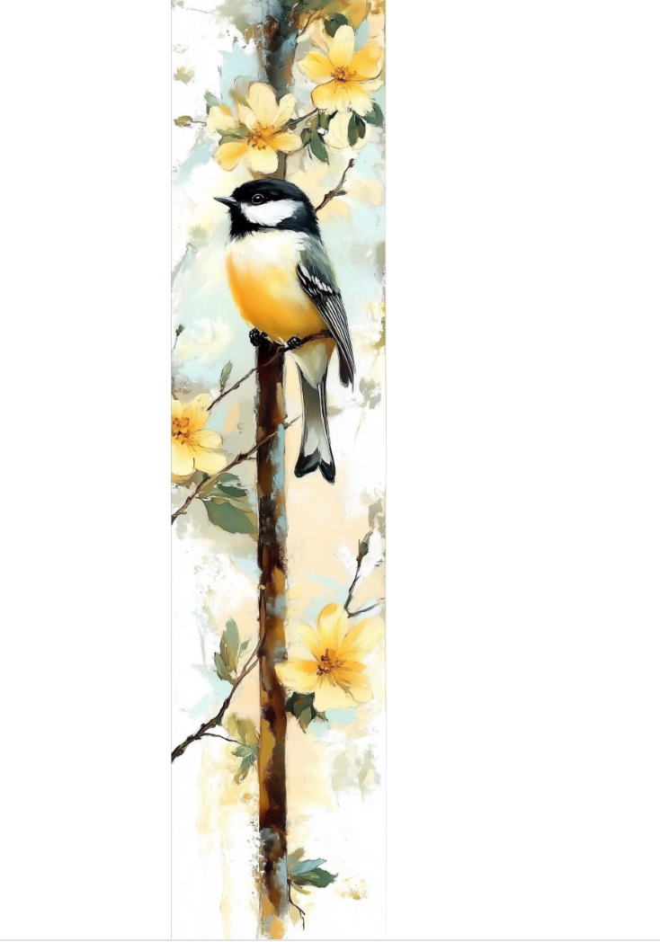 bird w/Yellow Flowers