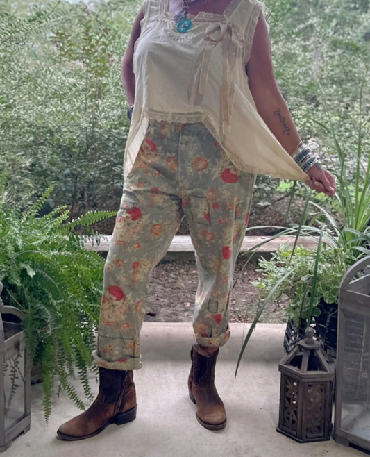 Floral Traveler Pants