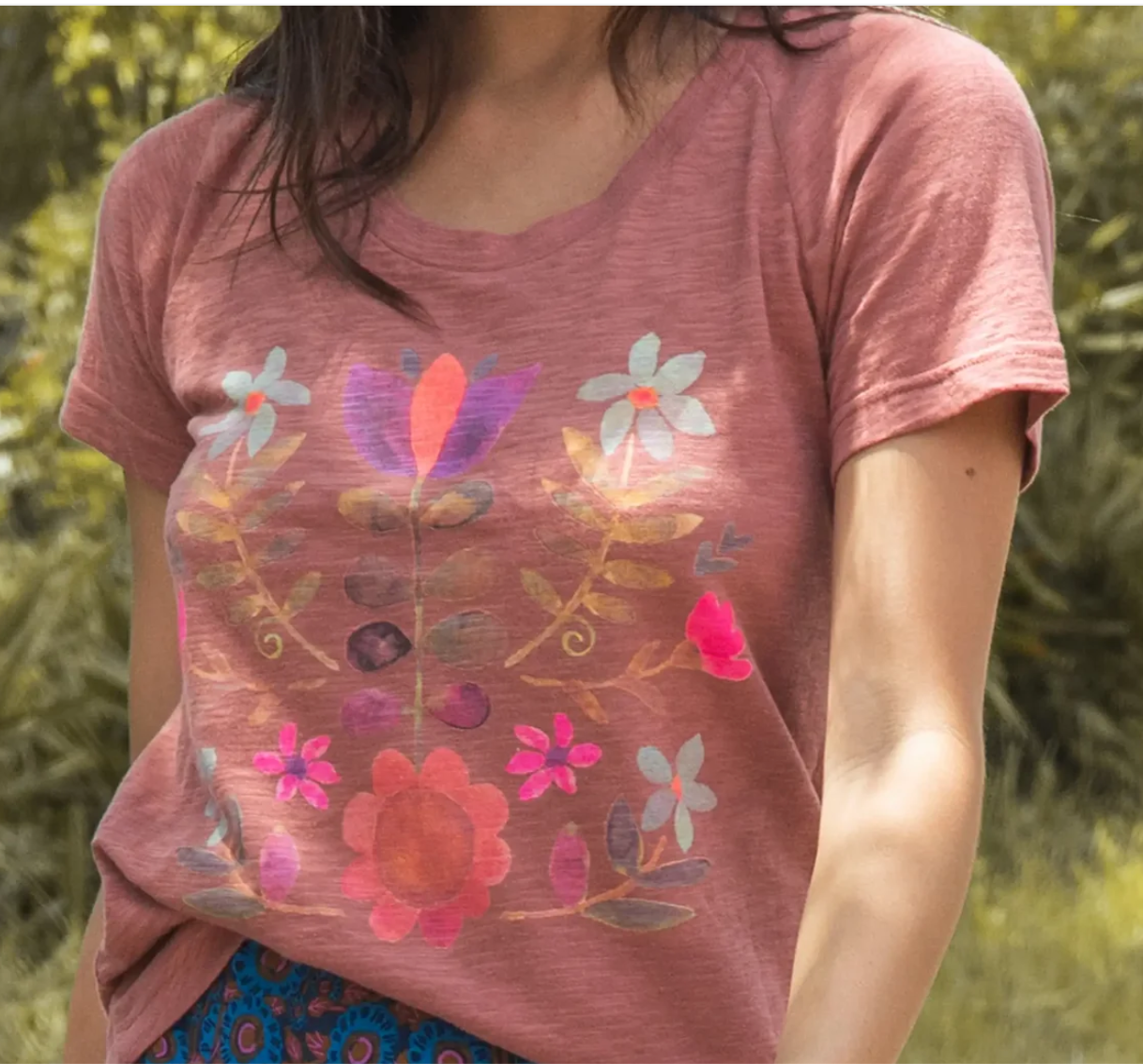 Folk Flower Tee