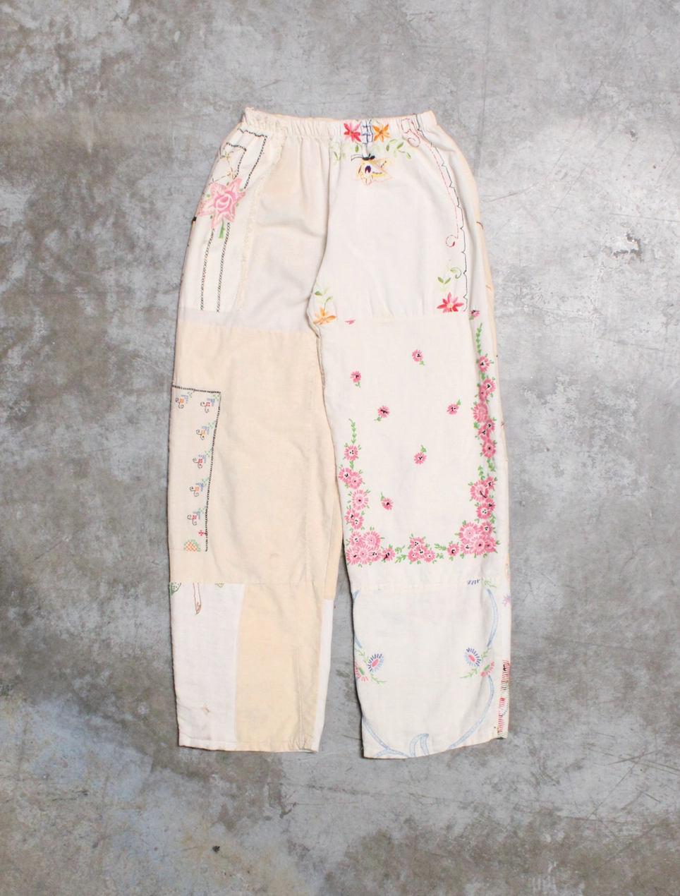 Upcycled Embroider Pants