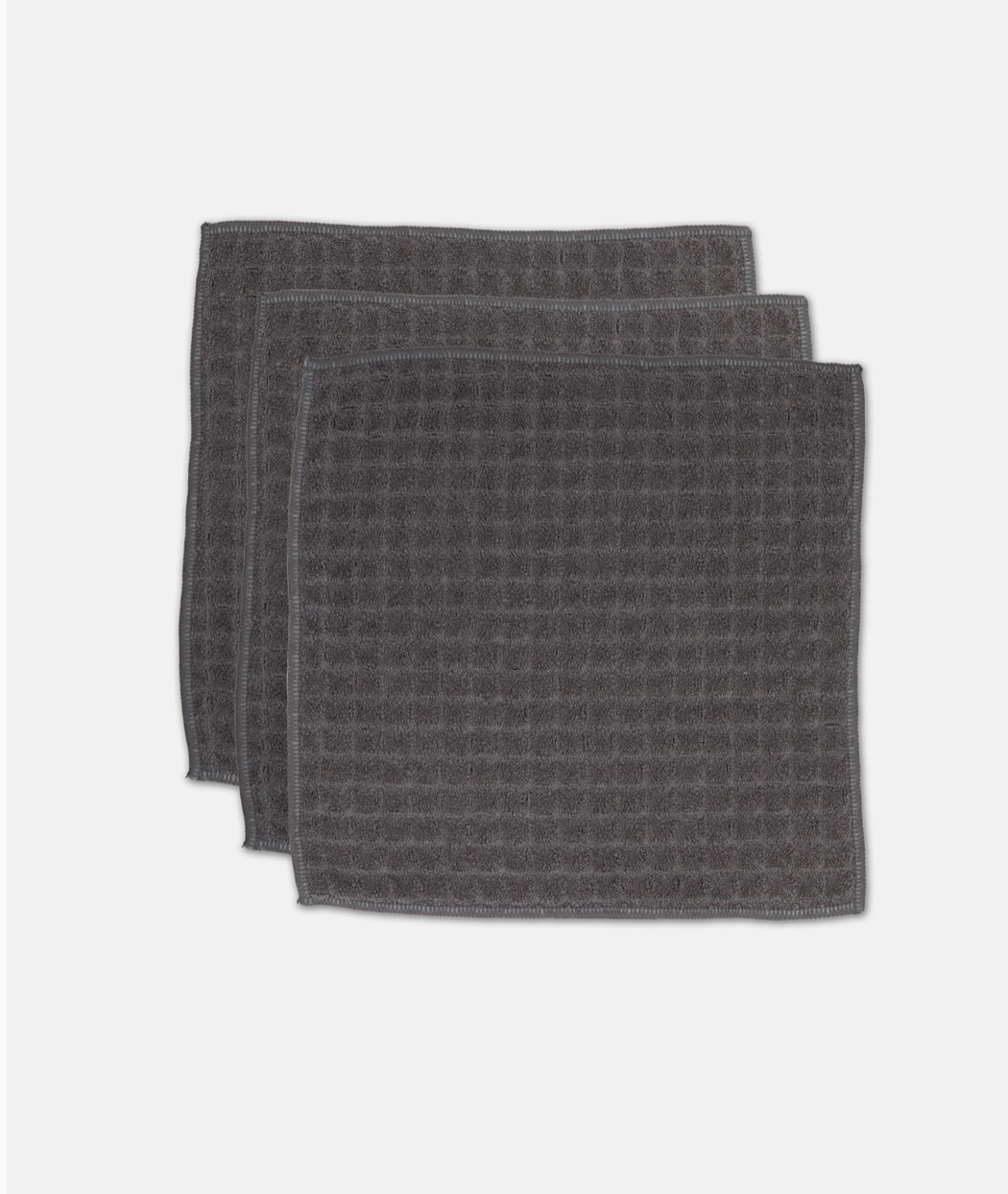 Geometry Waffle Washcloth Set