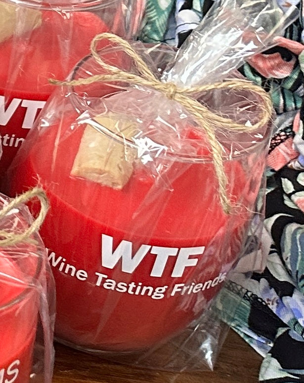 Wine Glass Candle