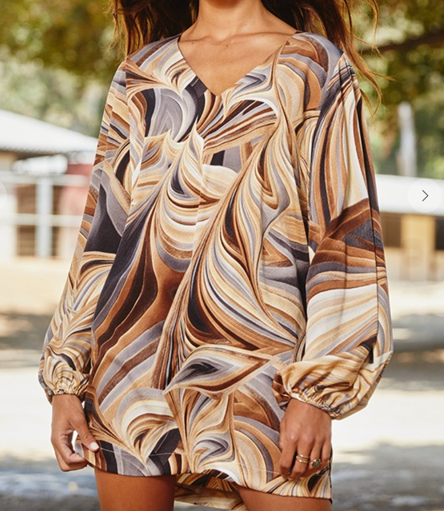 Lantern Sleeve Top