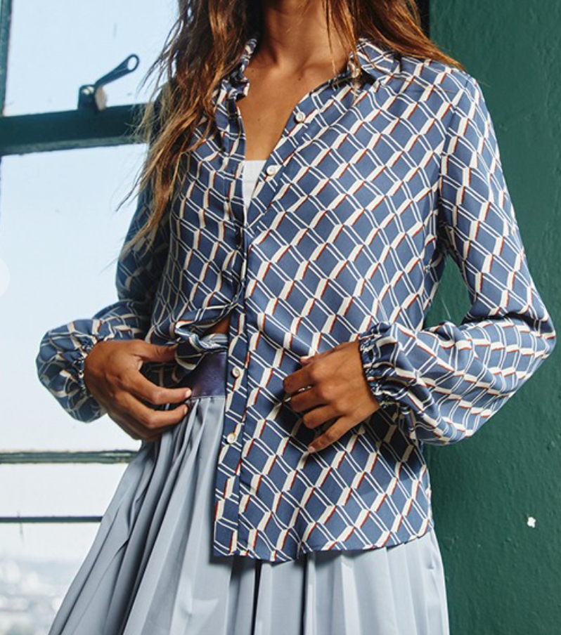 Geometric Print Shirt