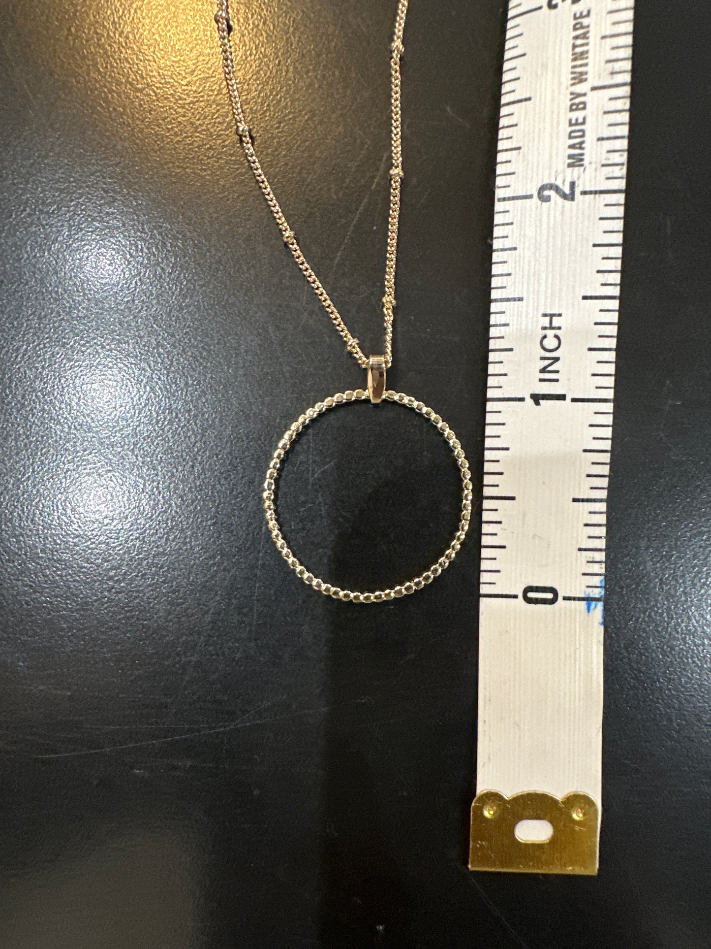 Gold Circle Necklace