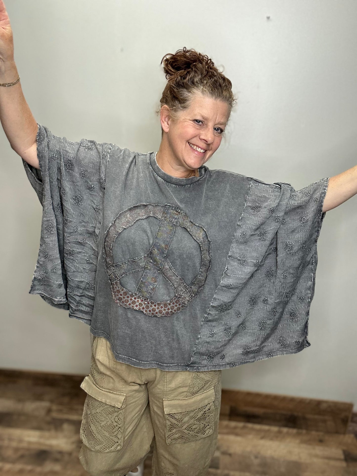 Peace Poncho Top