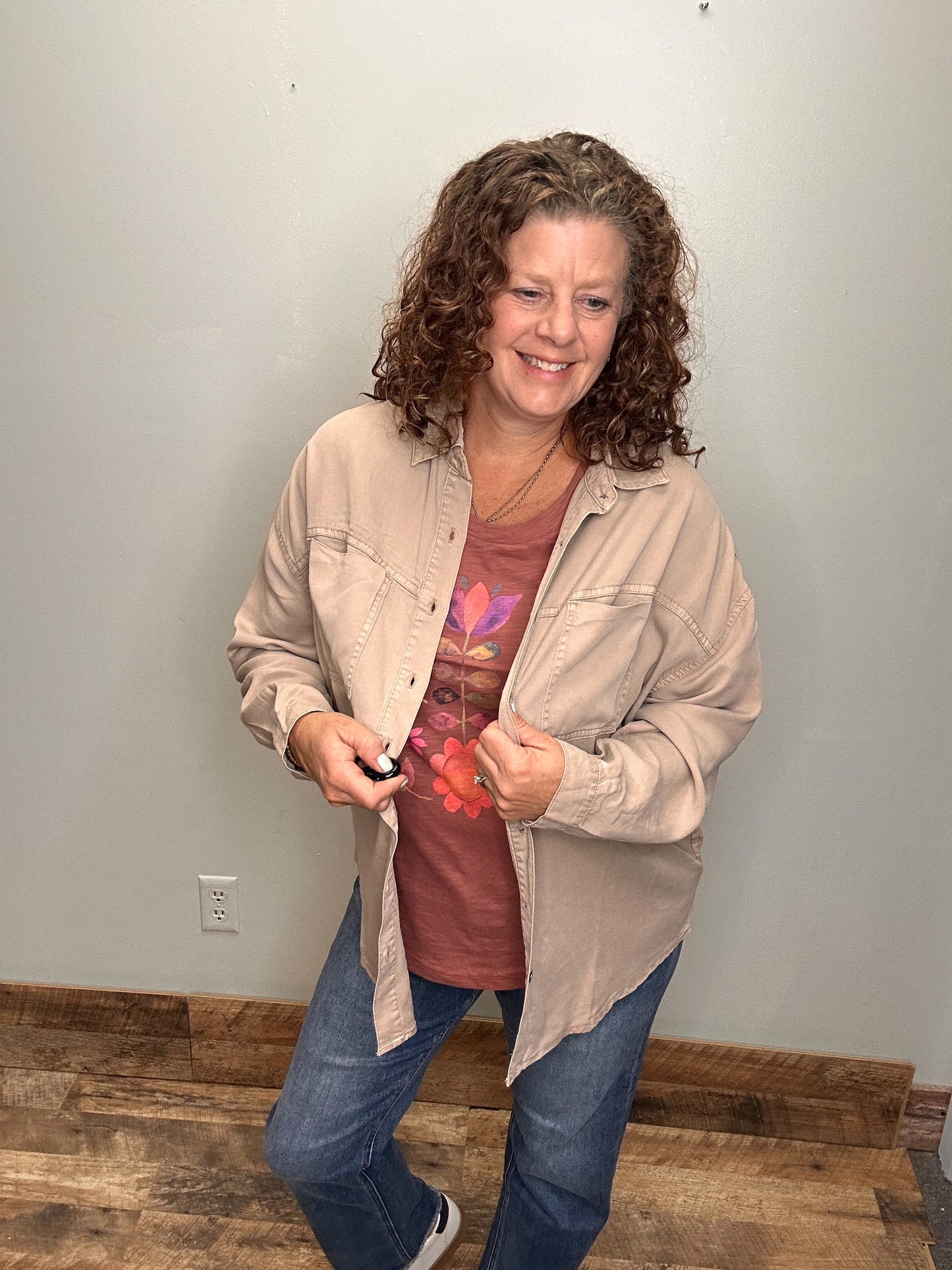 Tencel Button Shirt