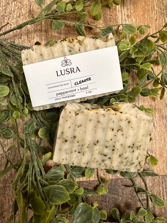 Peppermint Basil Bar Soap
