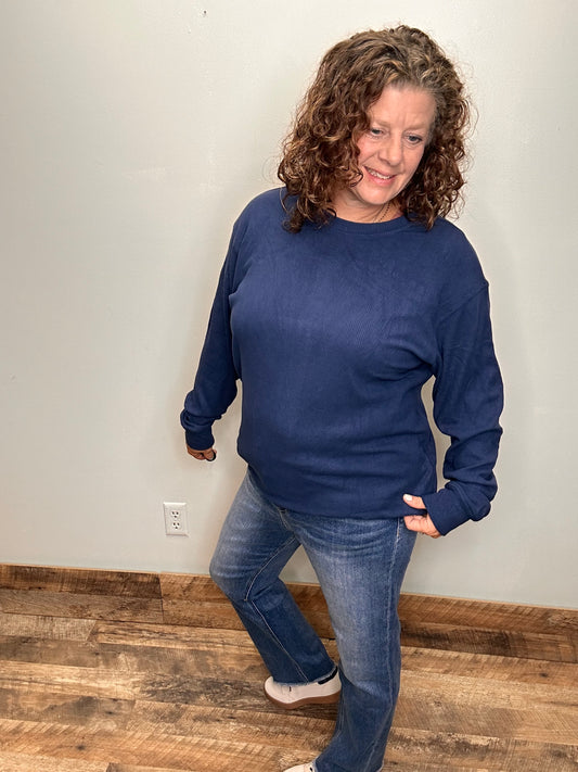 Corrine Ribbed Pullover