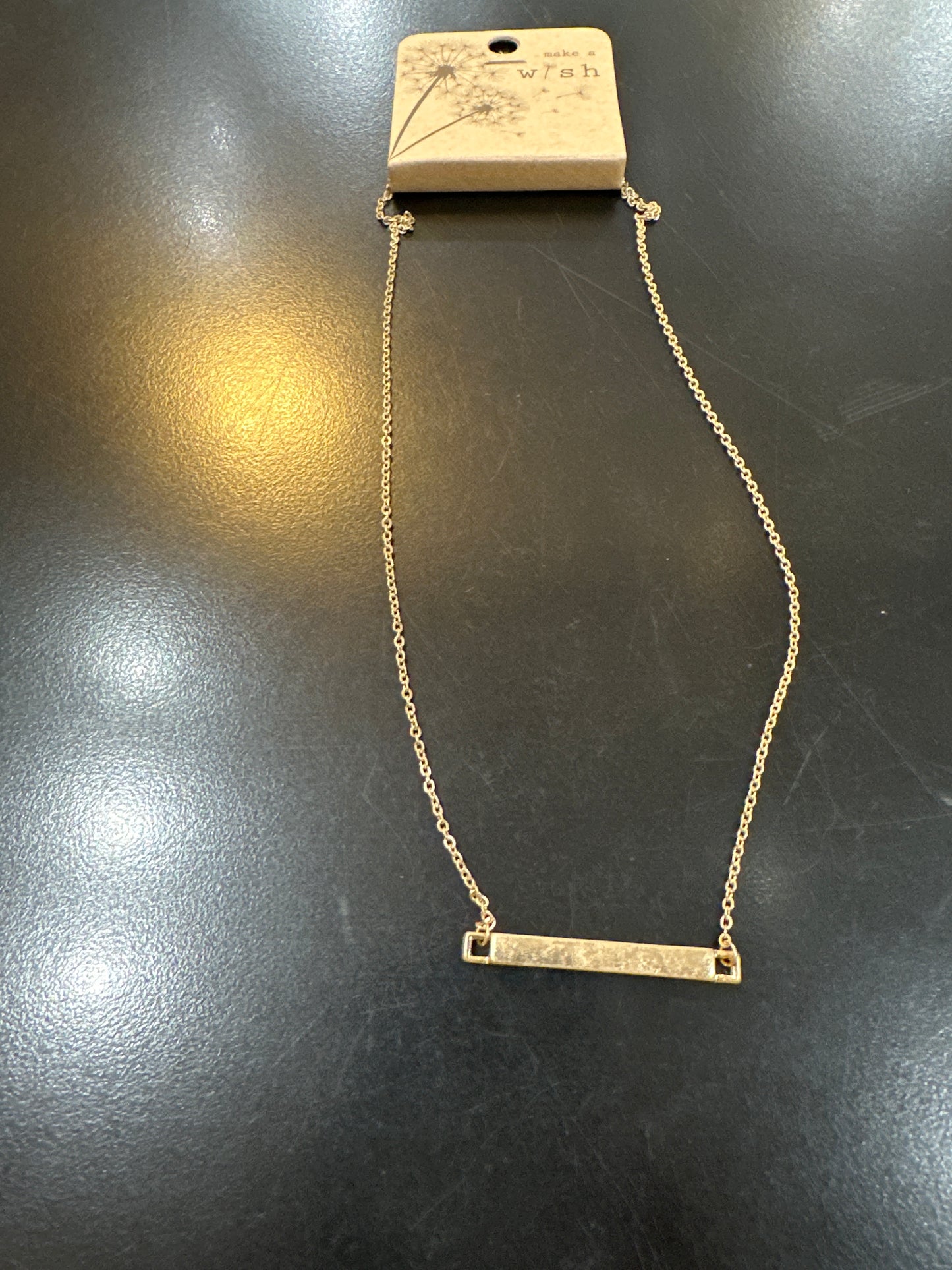 Gold Bar Necklace