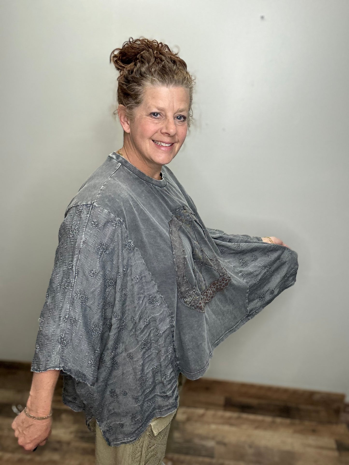Peace Poncho Top