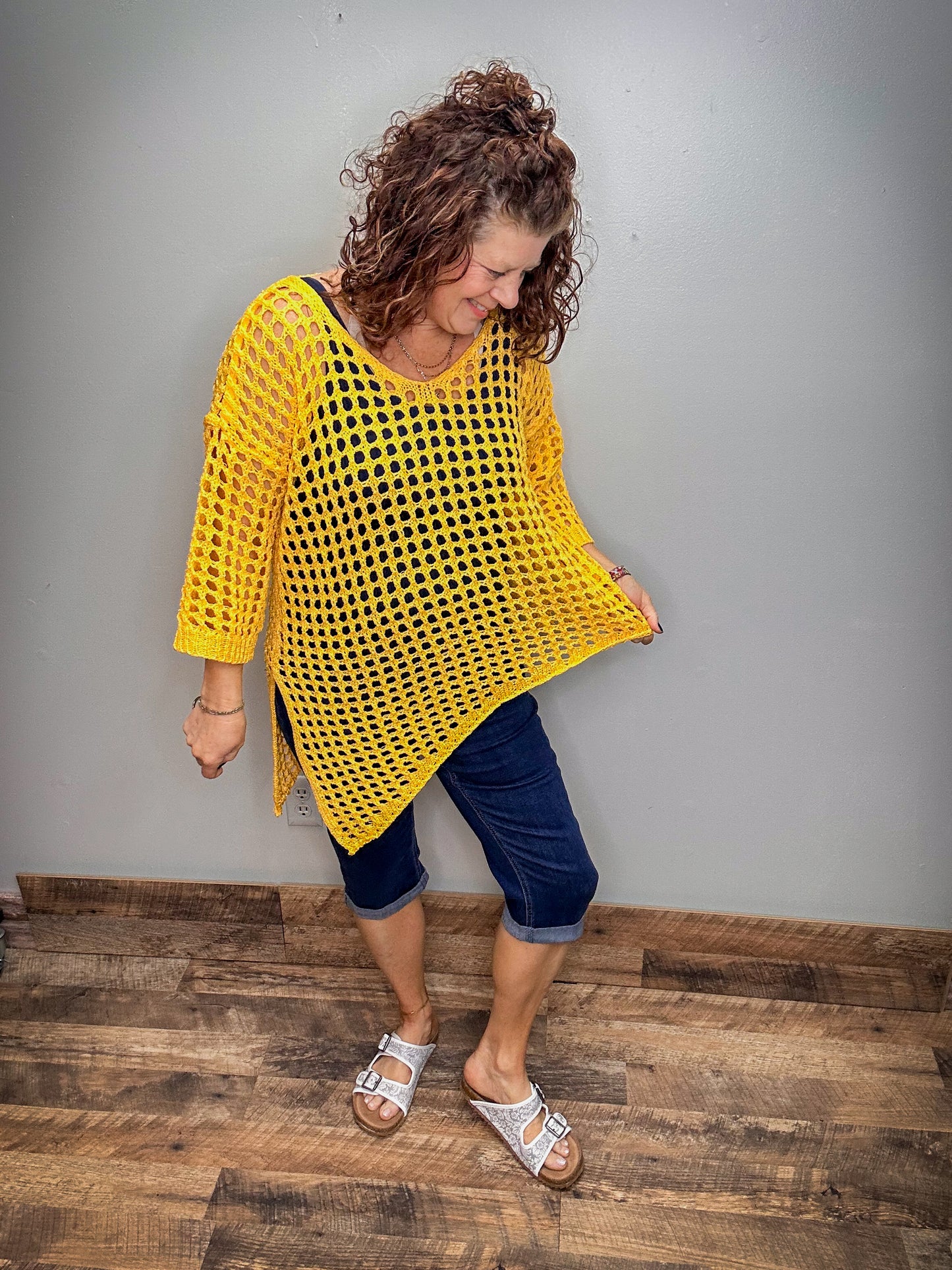 Open Knit Sweater