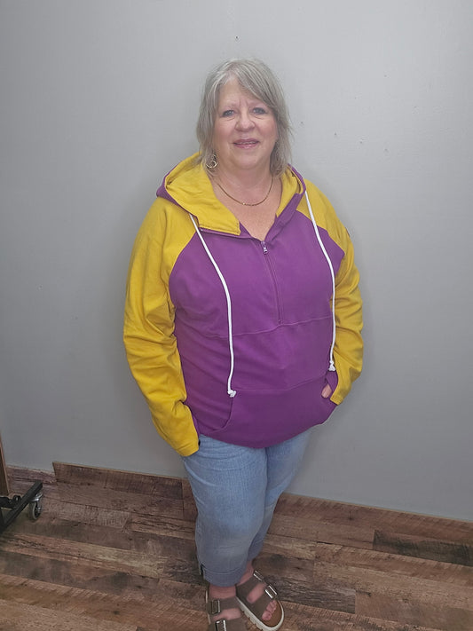 Game Day Half Zip Hoodie