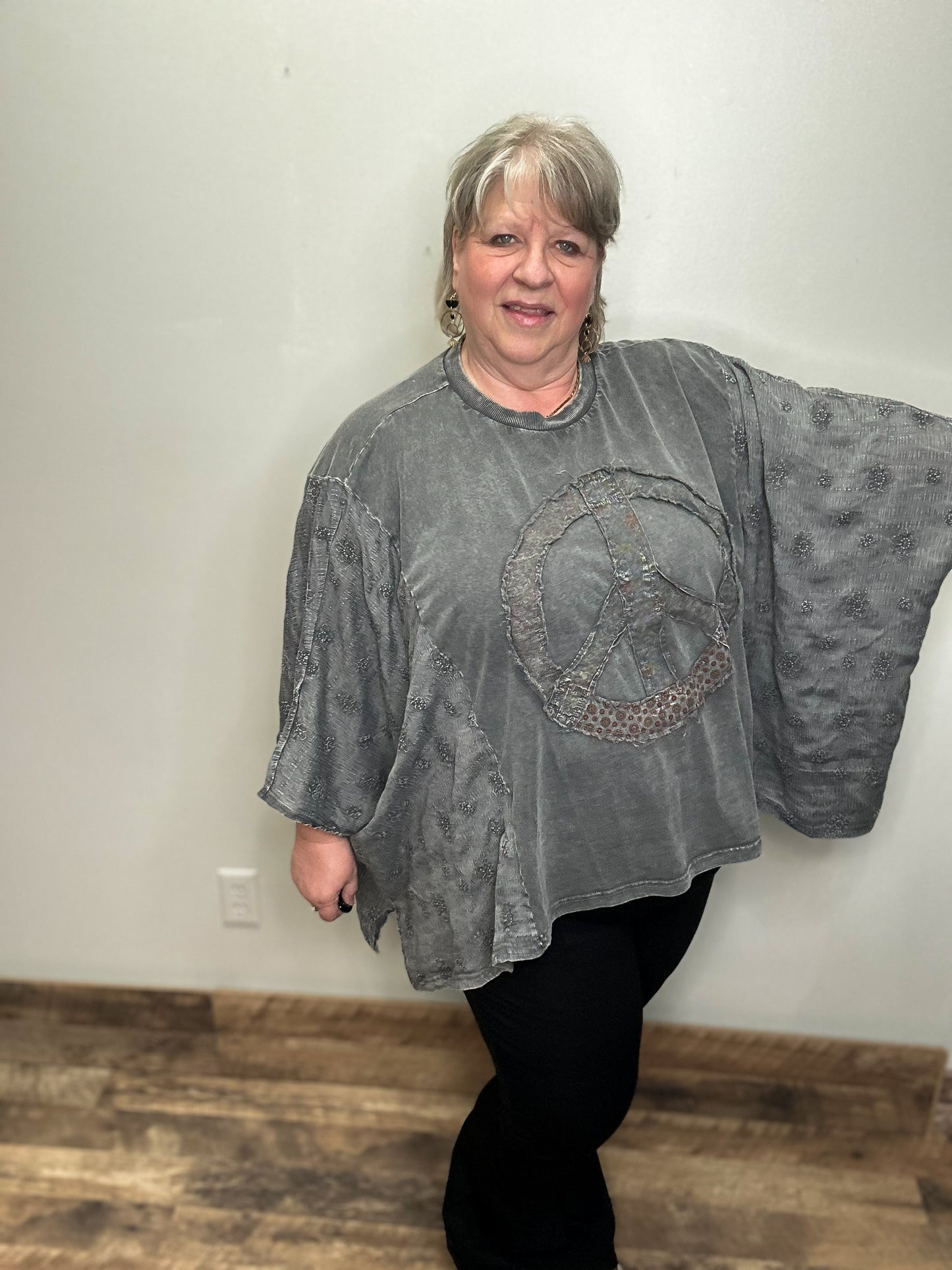 Peace Poncho Top