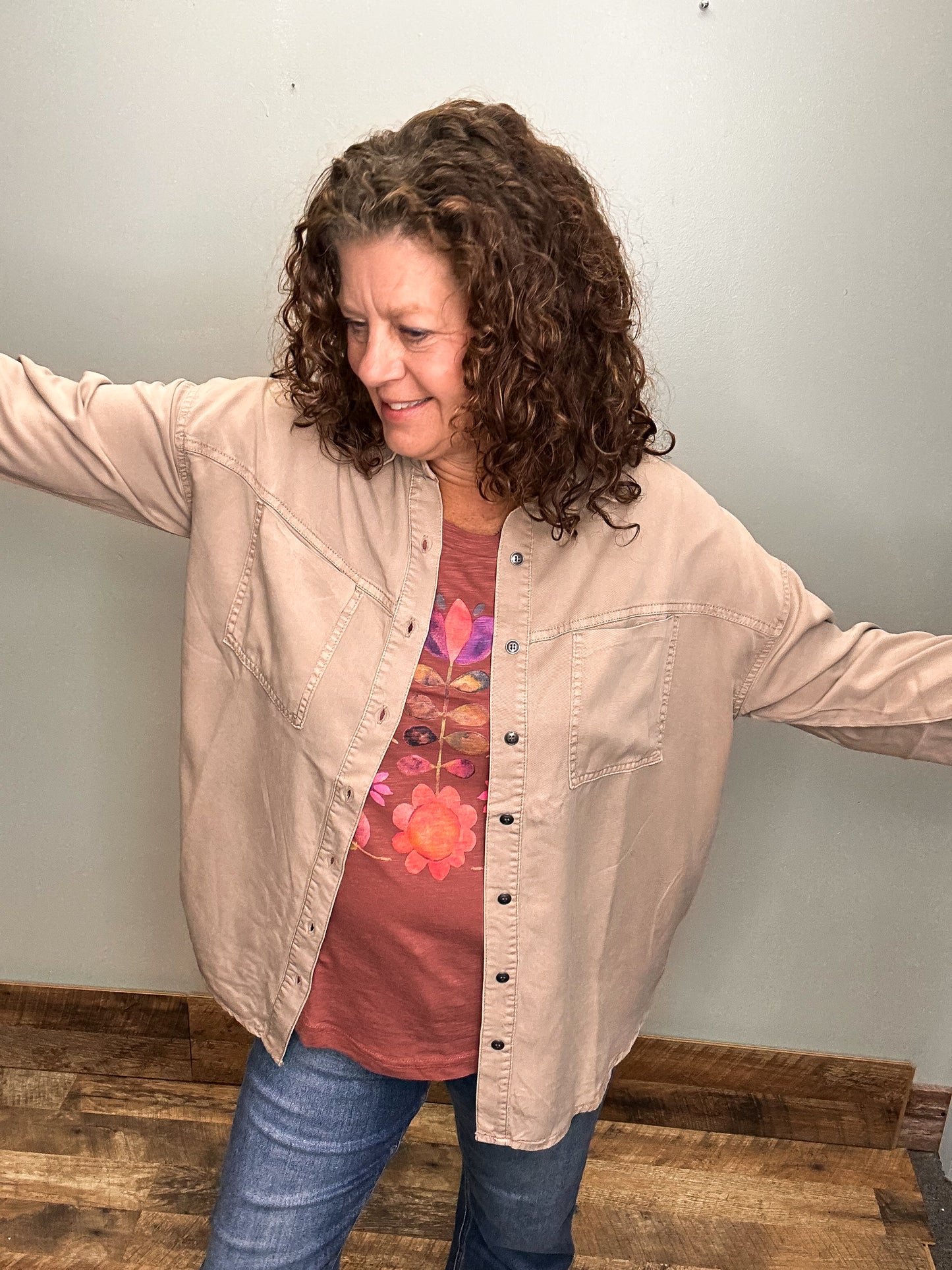 Tencel Button Shirt