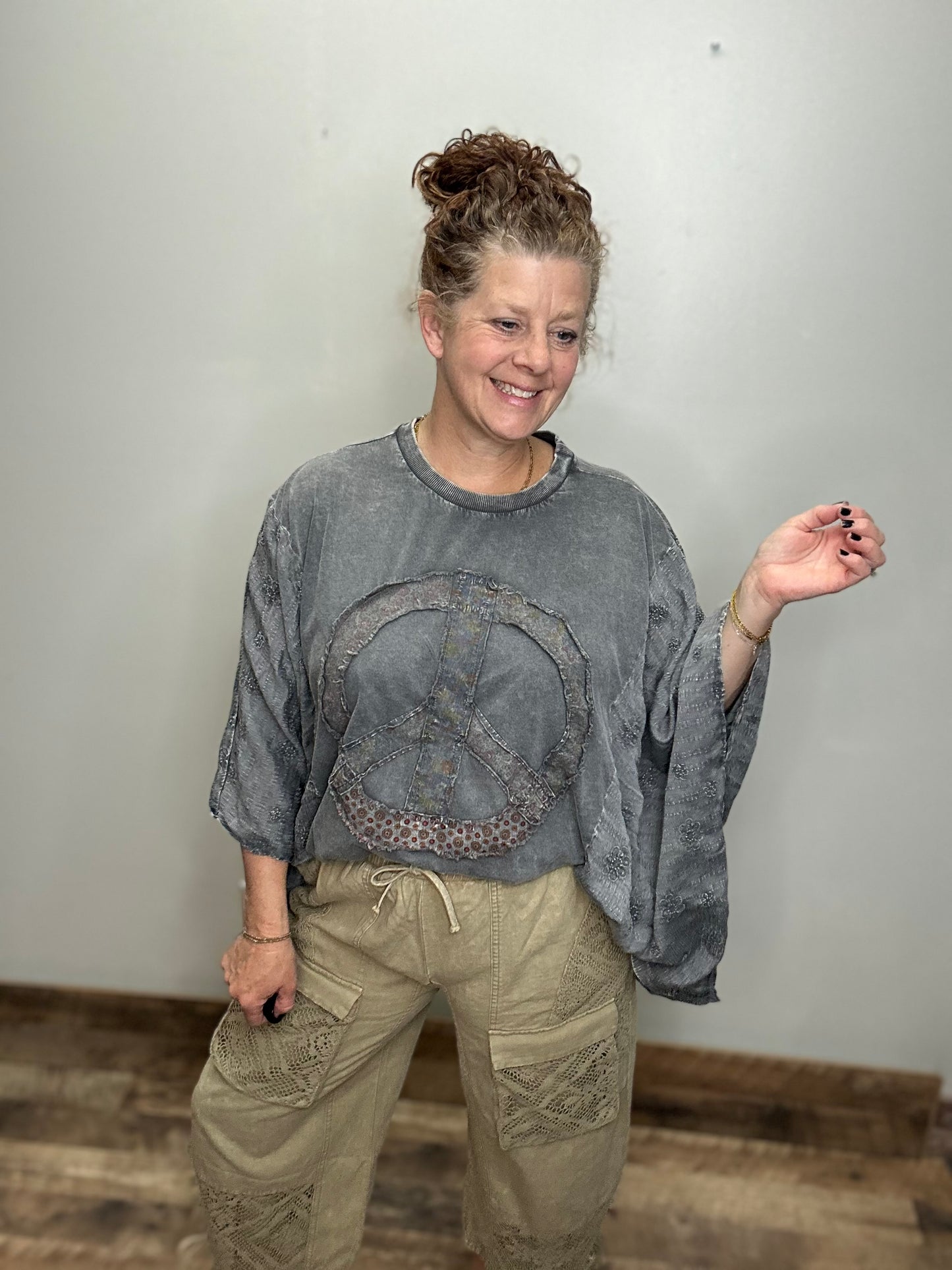 Peace Poncho Top