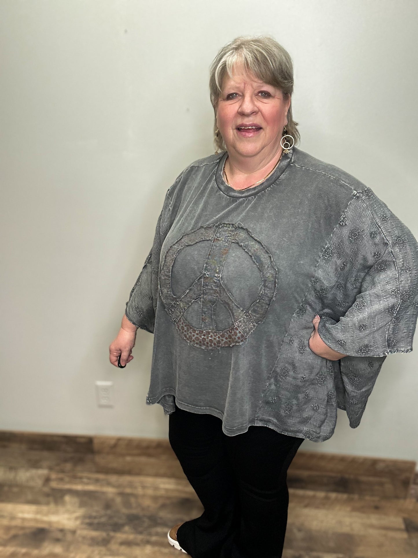 Peace Poncho Top