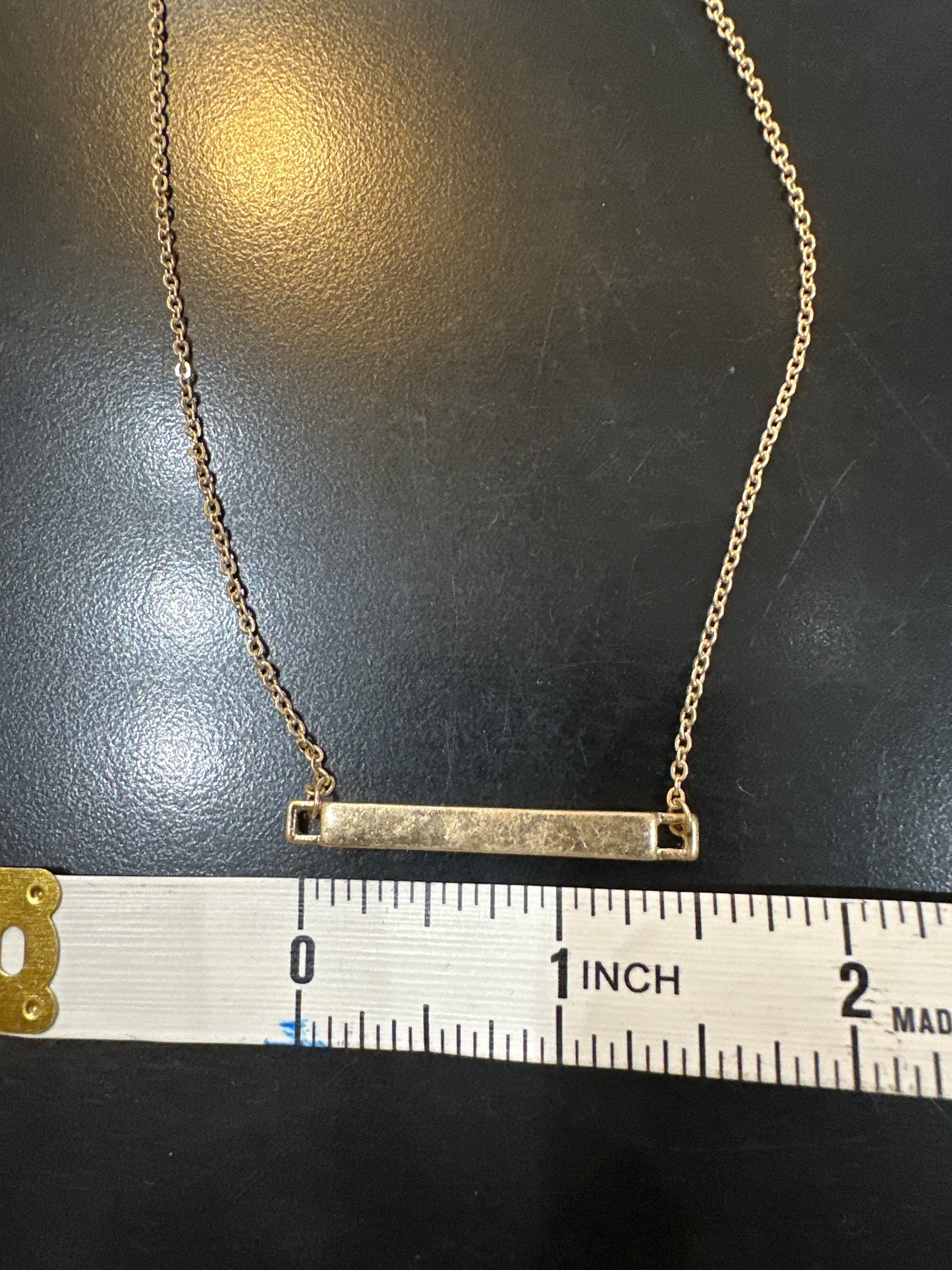 Gold Bar Necklace