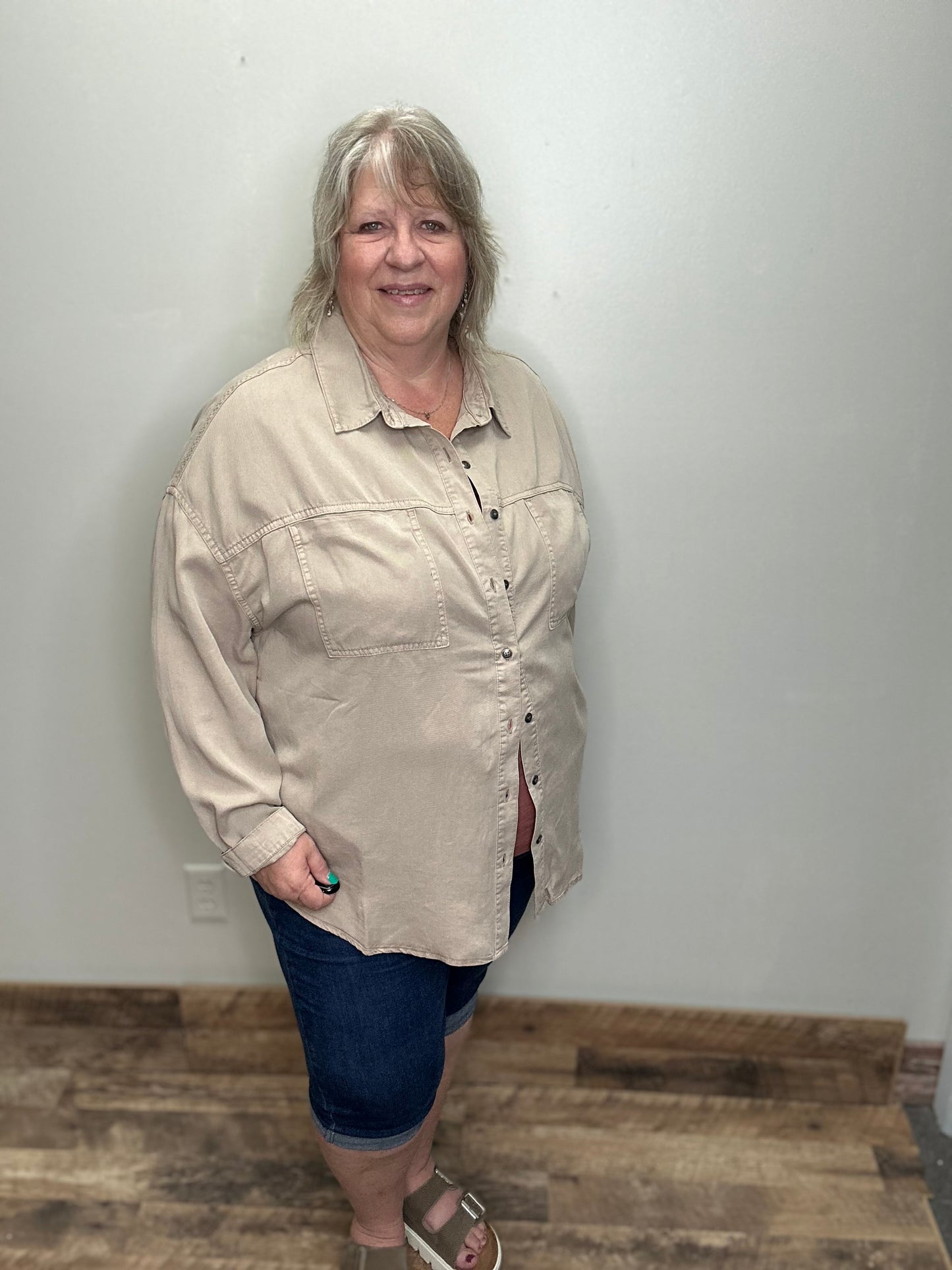 Tencel Button Shirt
