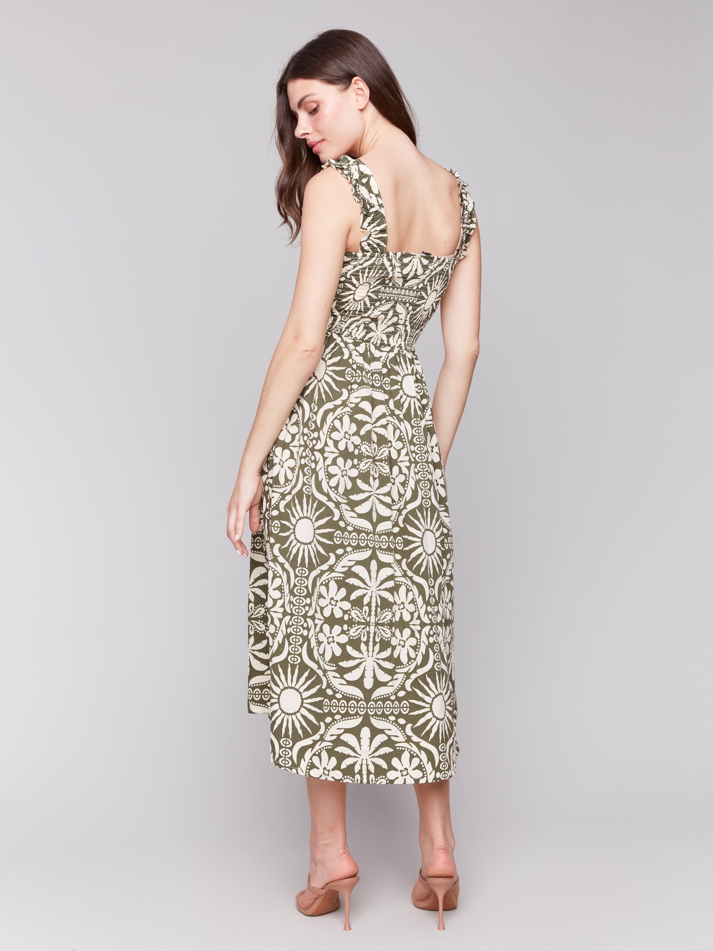 Olive Blossom Dress -Charlie B