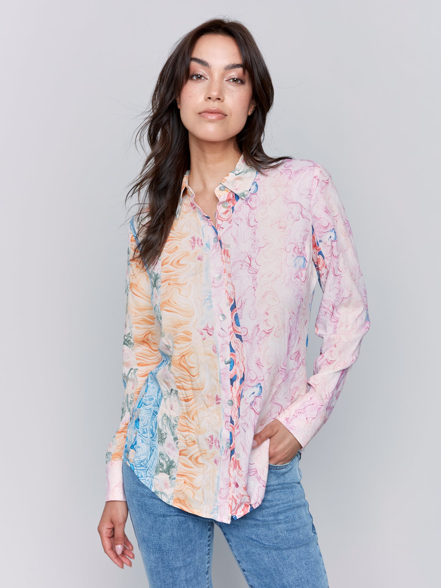 Bright Swirl Shirt - Charlie B