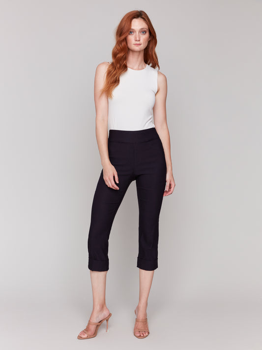 Twill Pull On Pant Charlie B