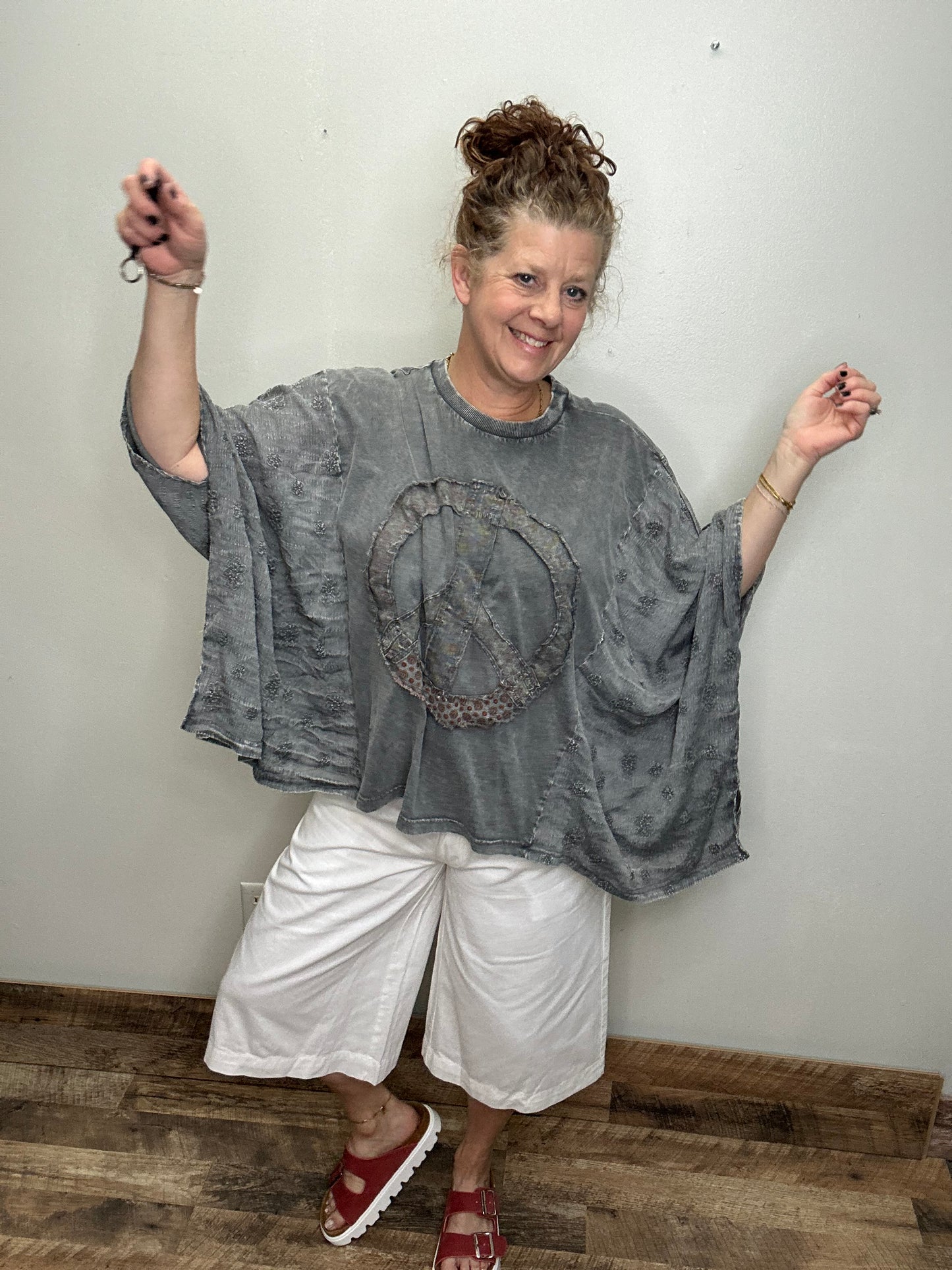 Peace Poncho Top