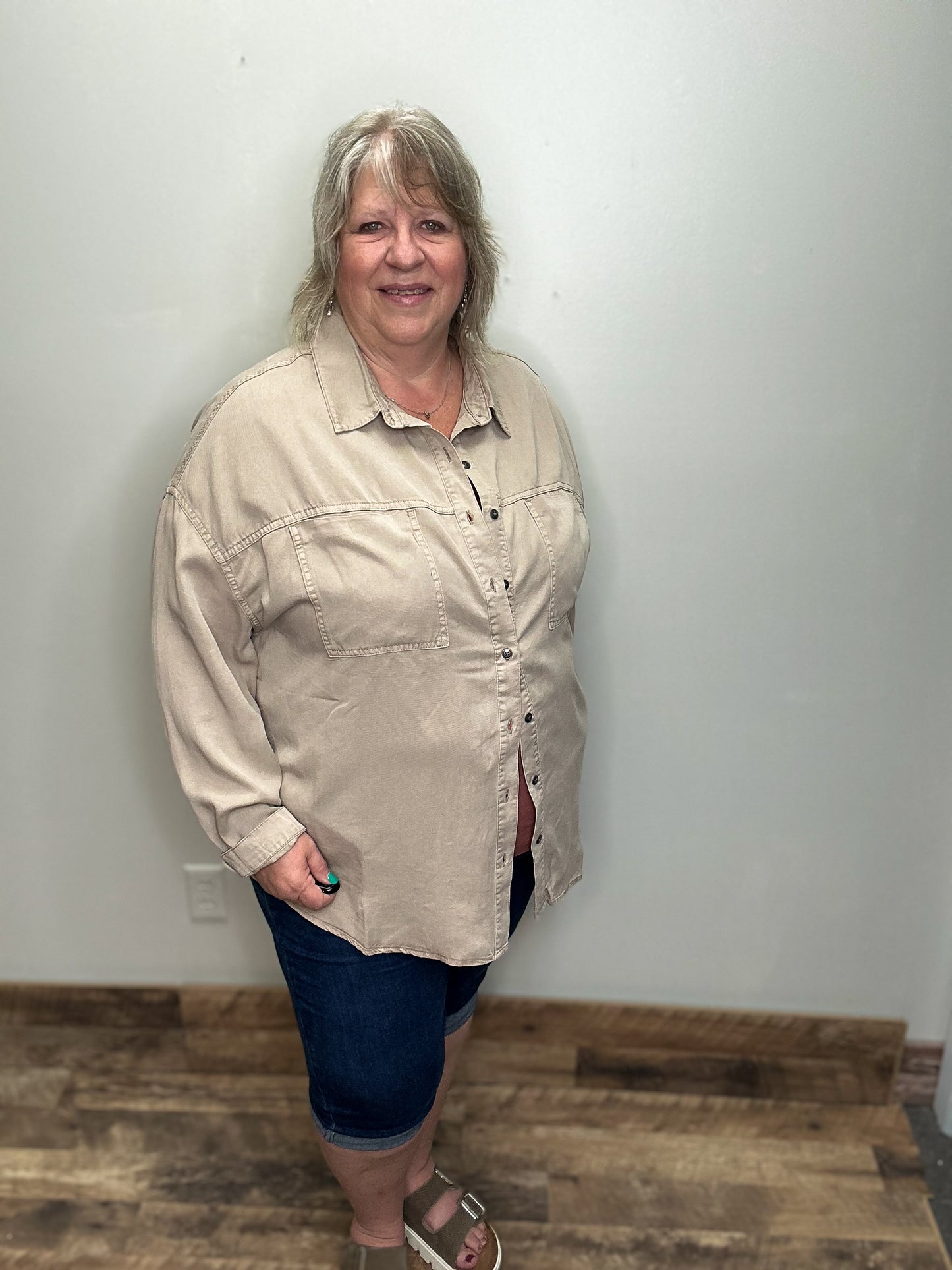 Tencel Button Shirt