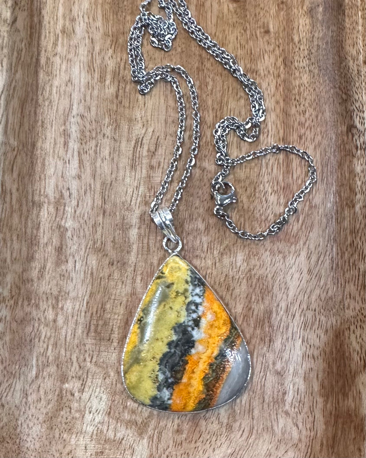 Bumblebee Jasper Necklace