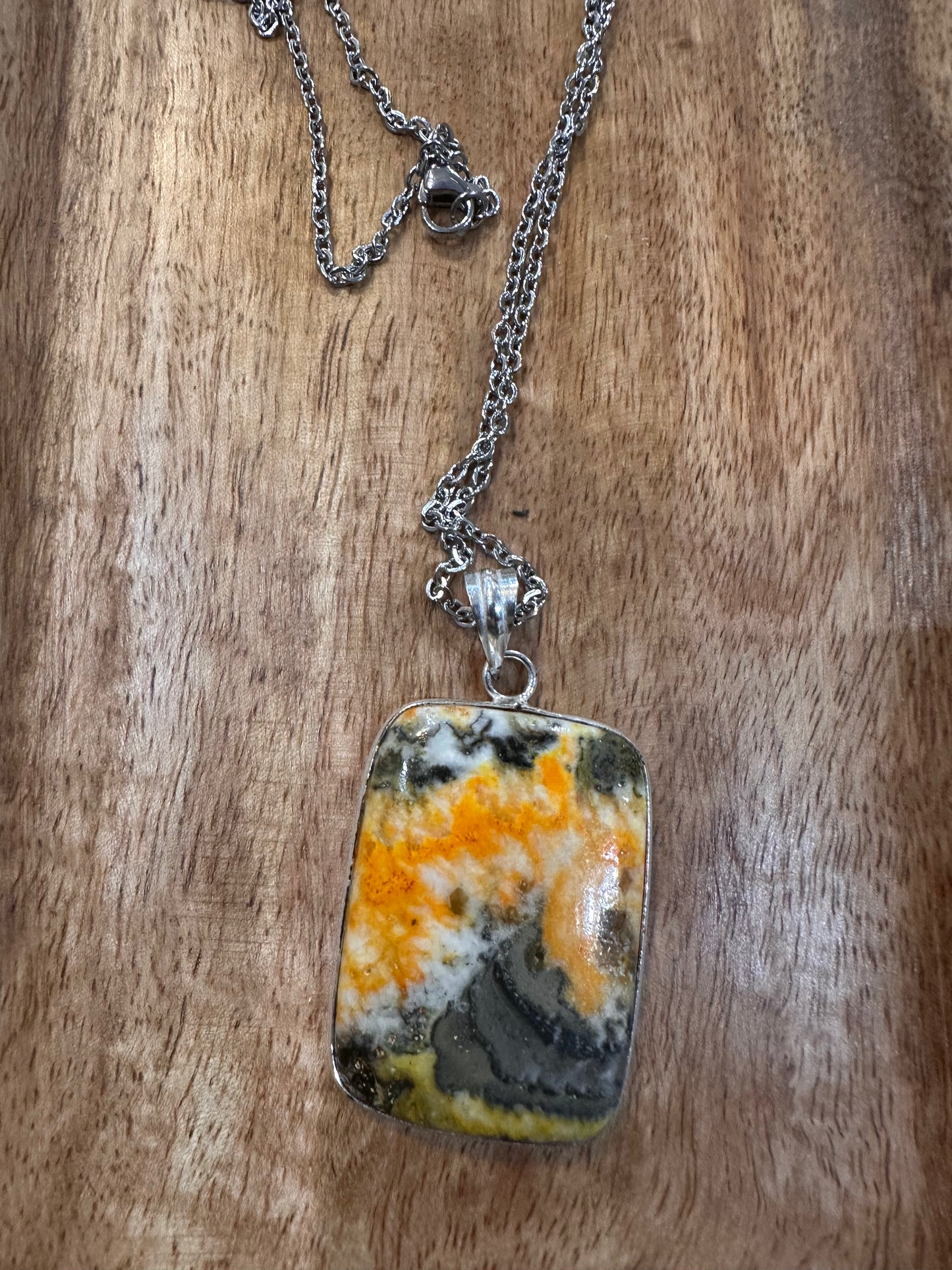 Bumblebee Jasper Necklace