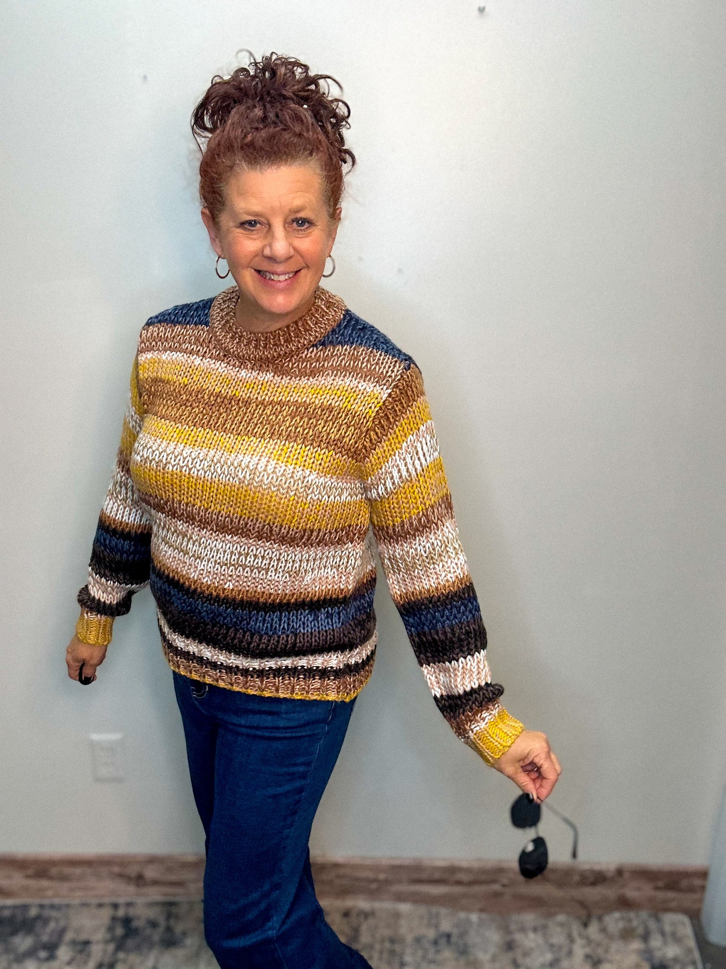 Space Dye Yarn Sweater