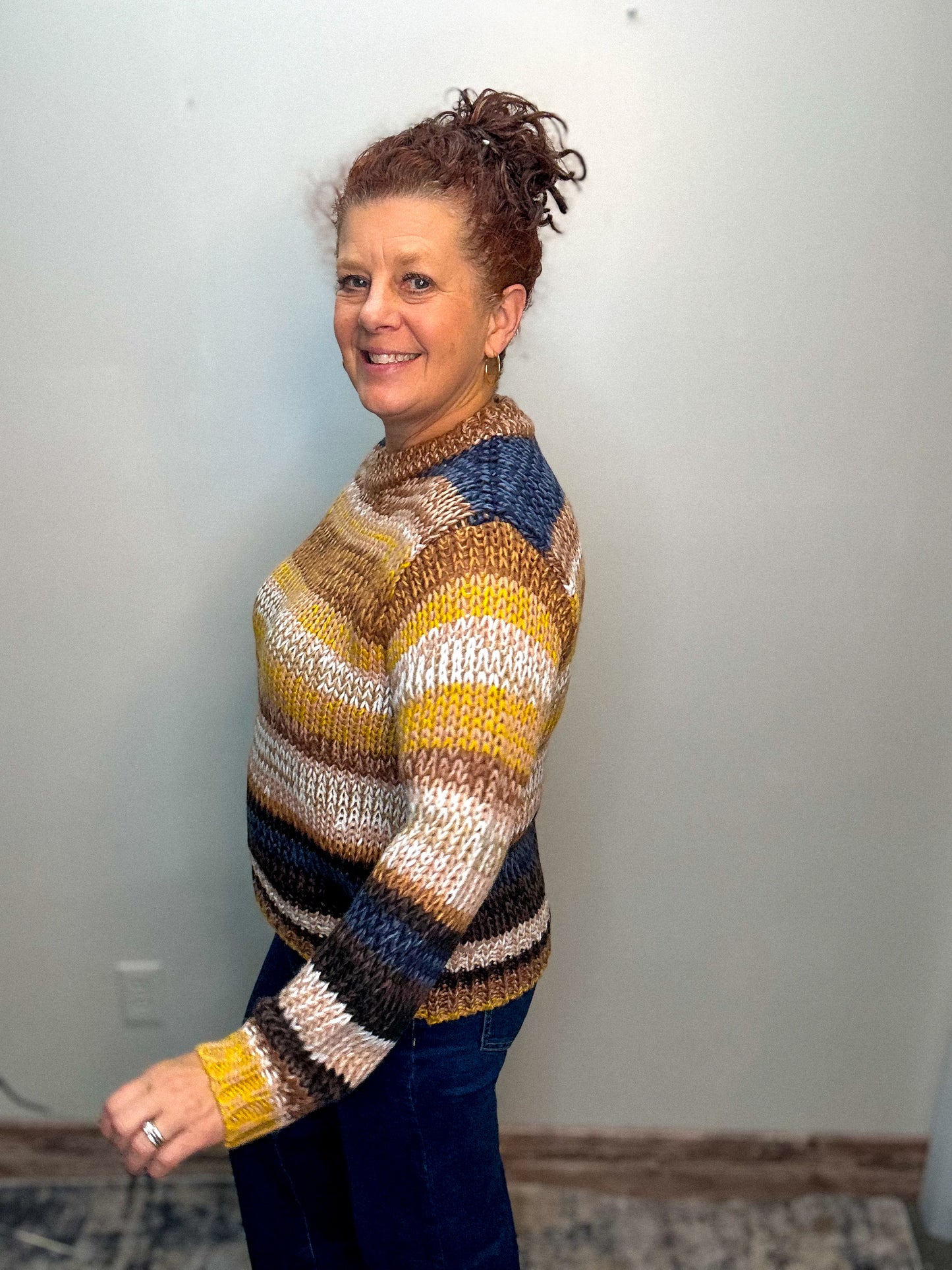 Space Dye Yarn Sweater