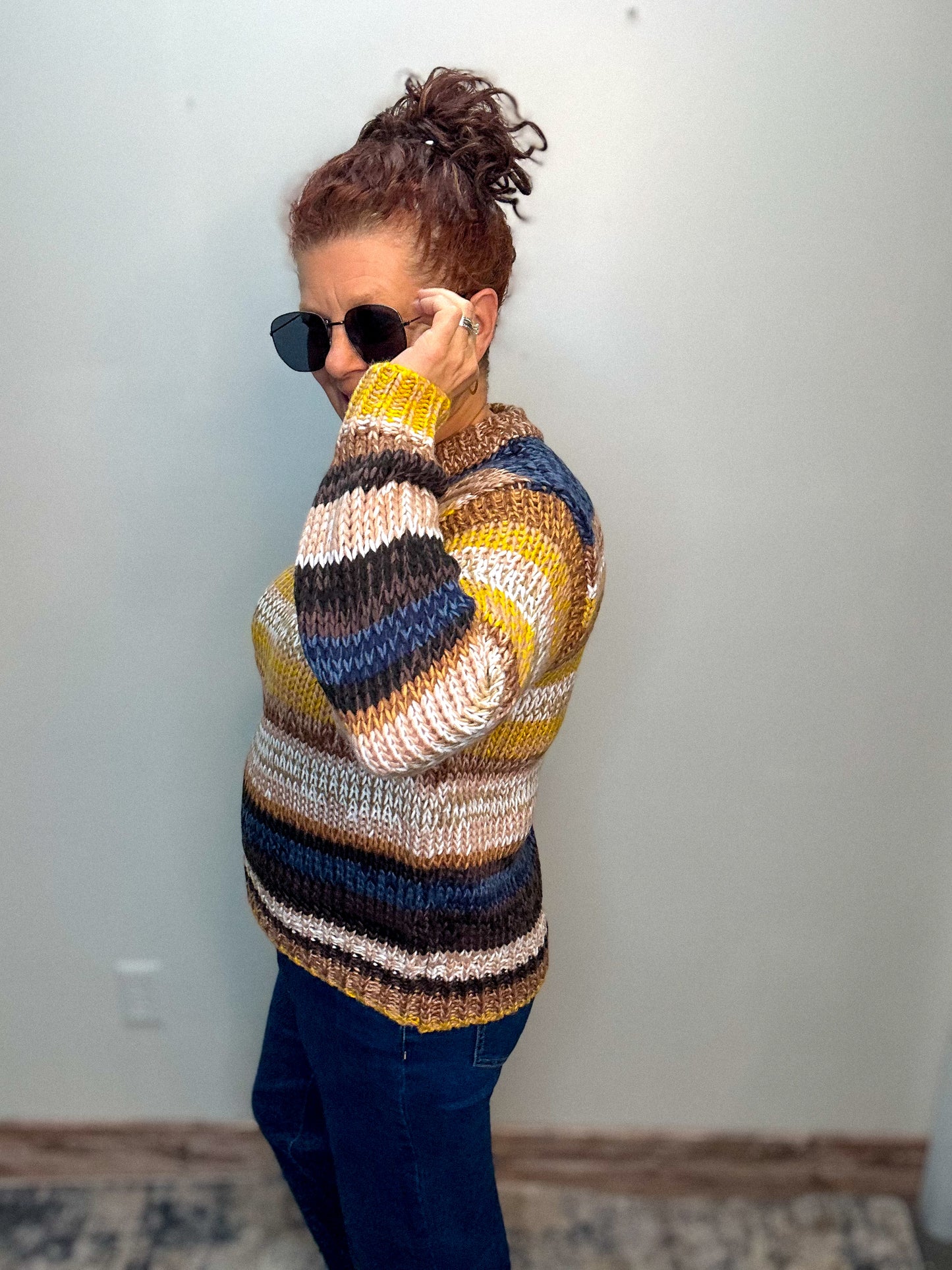 Space Dye Yarn Sweater