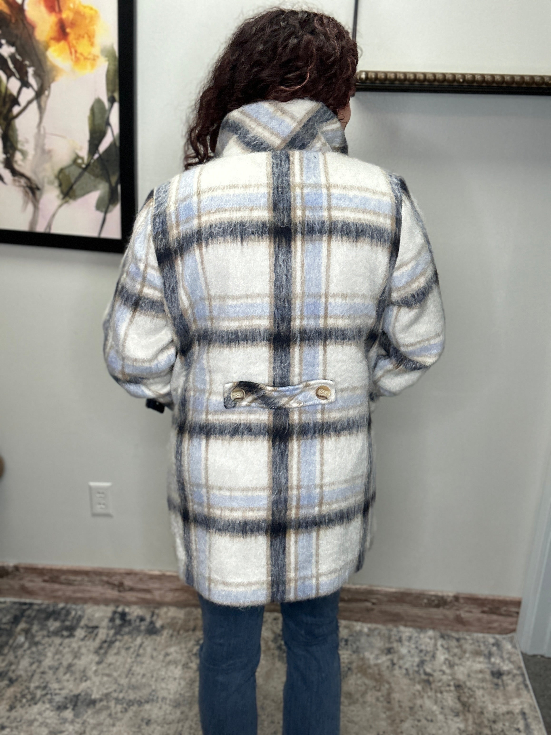 Plaid Jacket - Charlie B – Eveandmeboutique