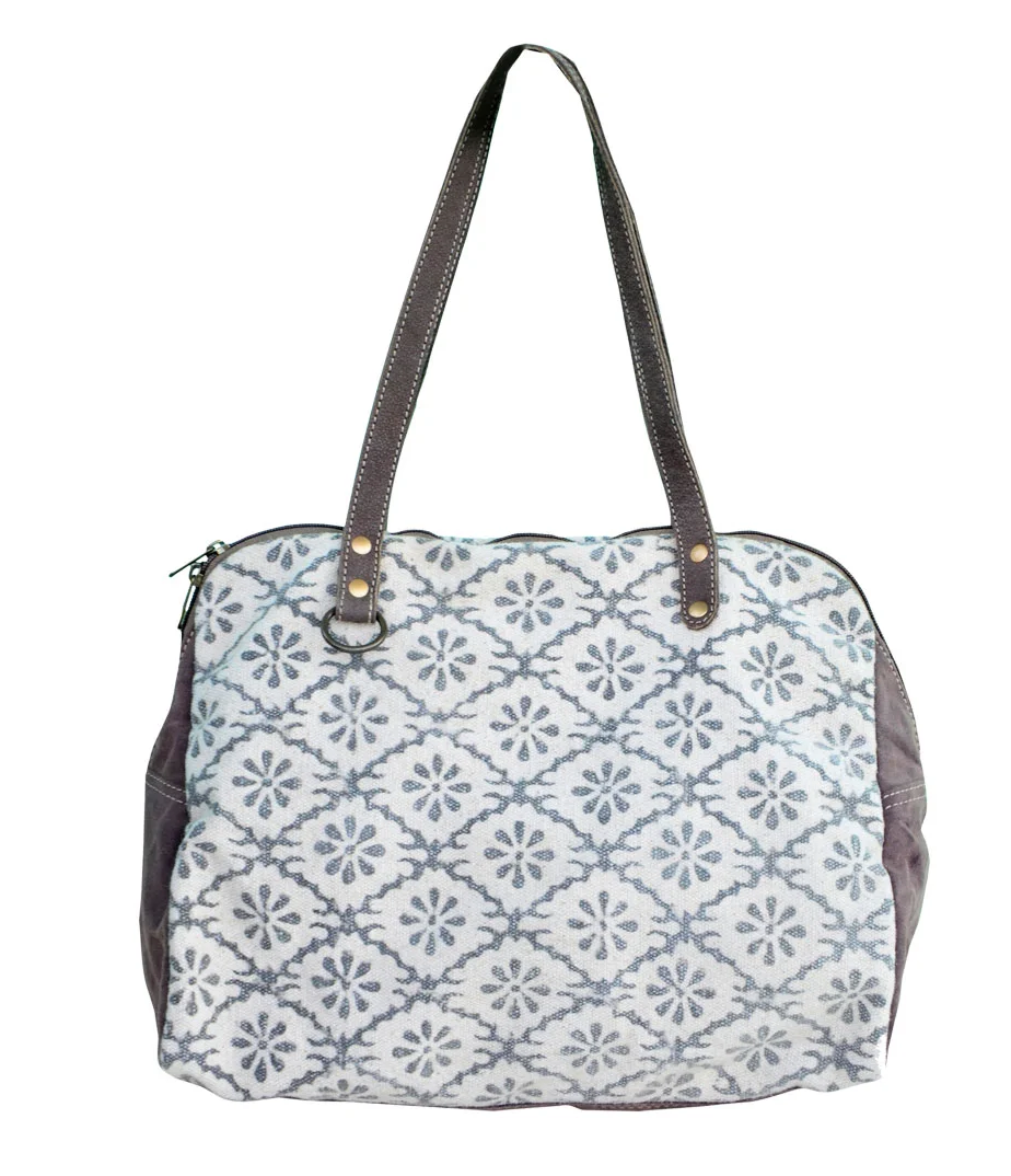 Canvas Pattern Tote
