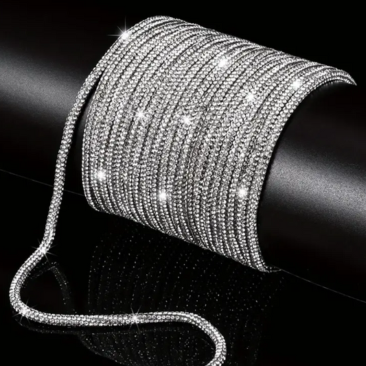 Long Rhinestone Shoelace