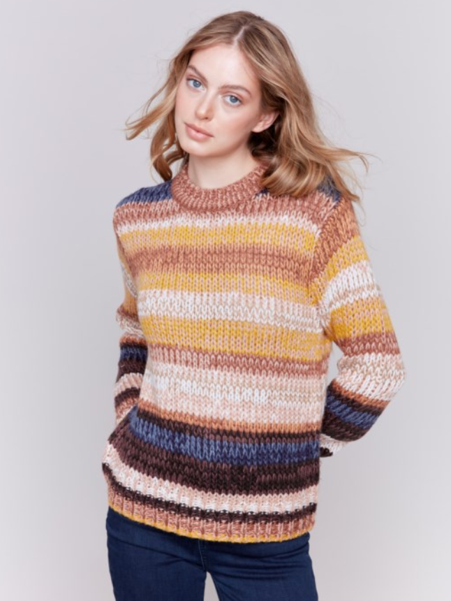 Space Dye Yarn Sweater