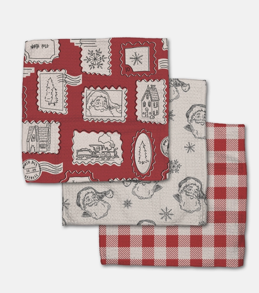 Holiday Dish Cloth - Geometry