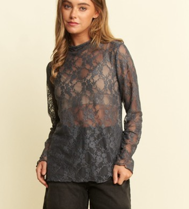 Mesh Lace Shirt