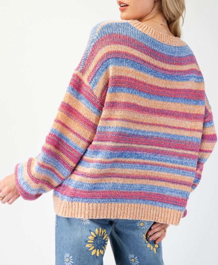 Bright Stripe Sweater