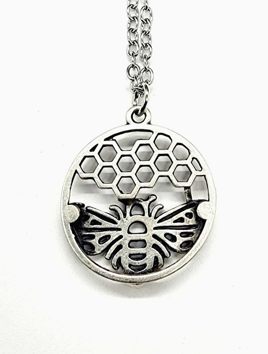 Silver Honeybee Necklace