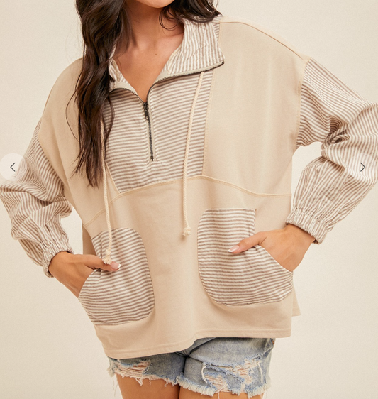 Half Zip Spring Top