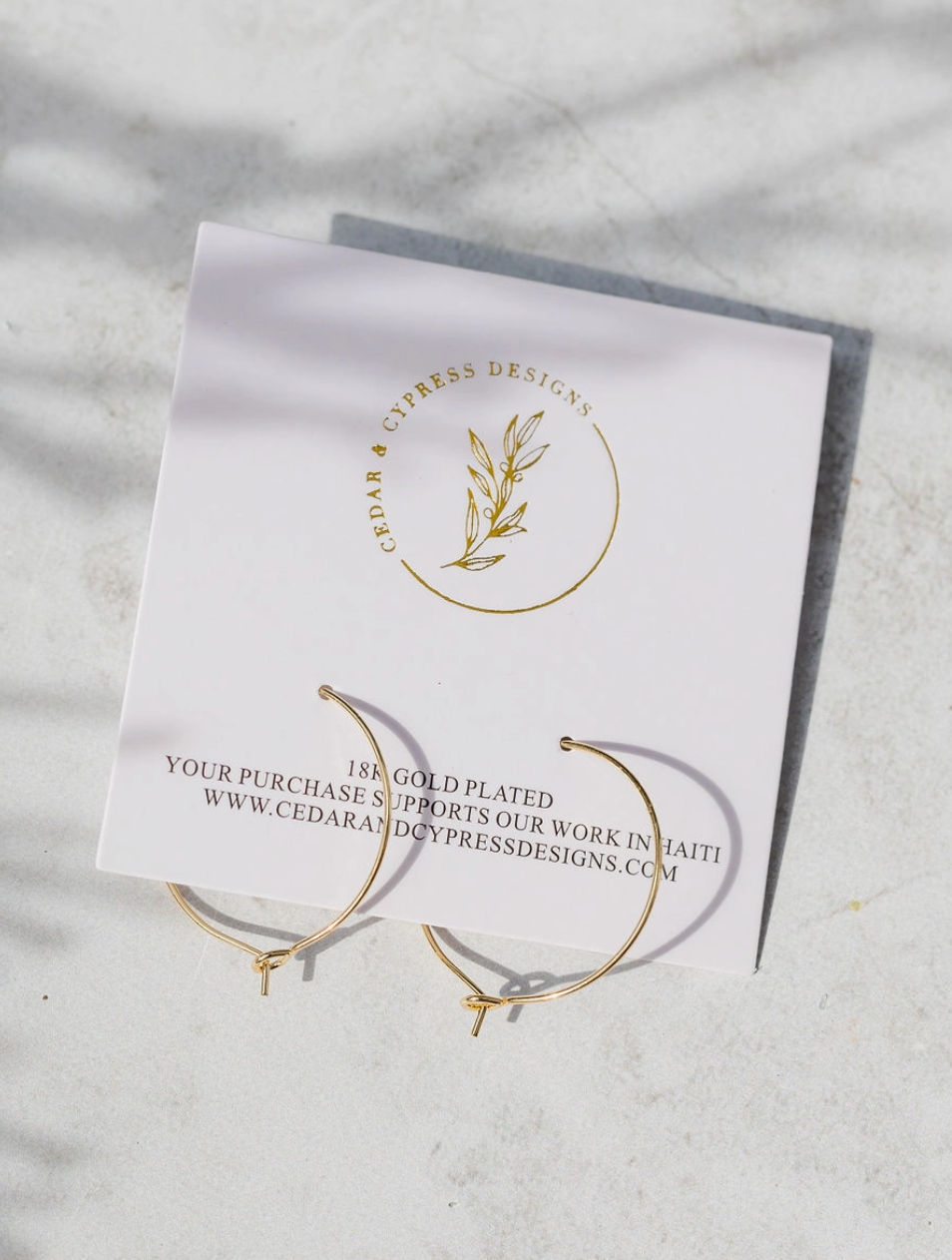 Dainty Gold Hoop Earrings