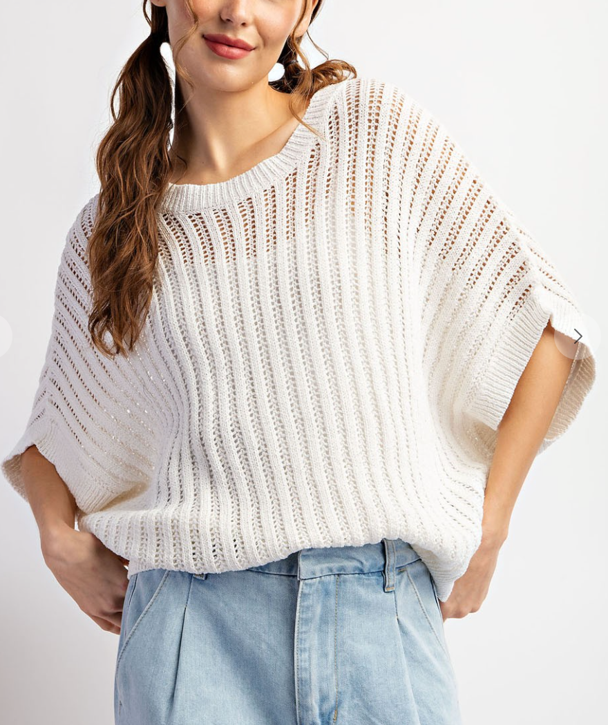 Short Sleeve Sweater