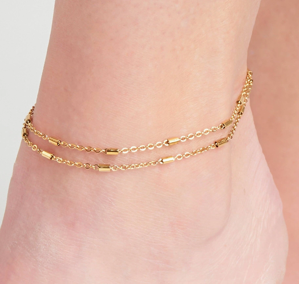 Gold Bar Anklet