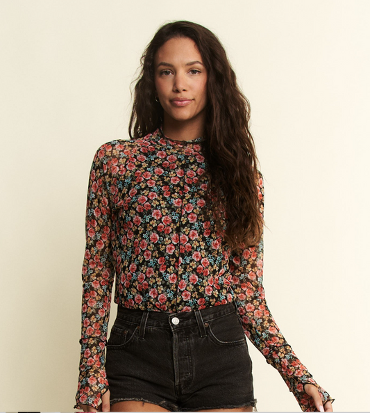 Flower Mesh Shirt