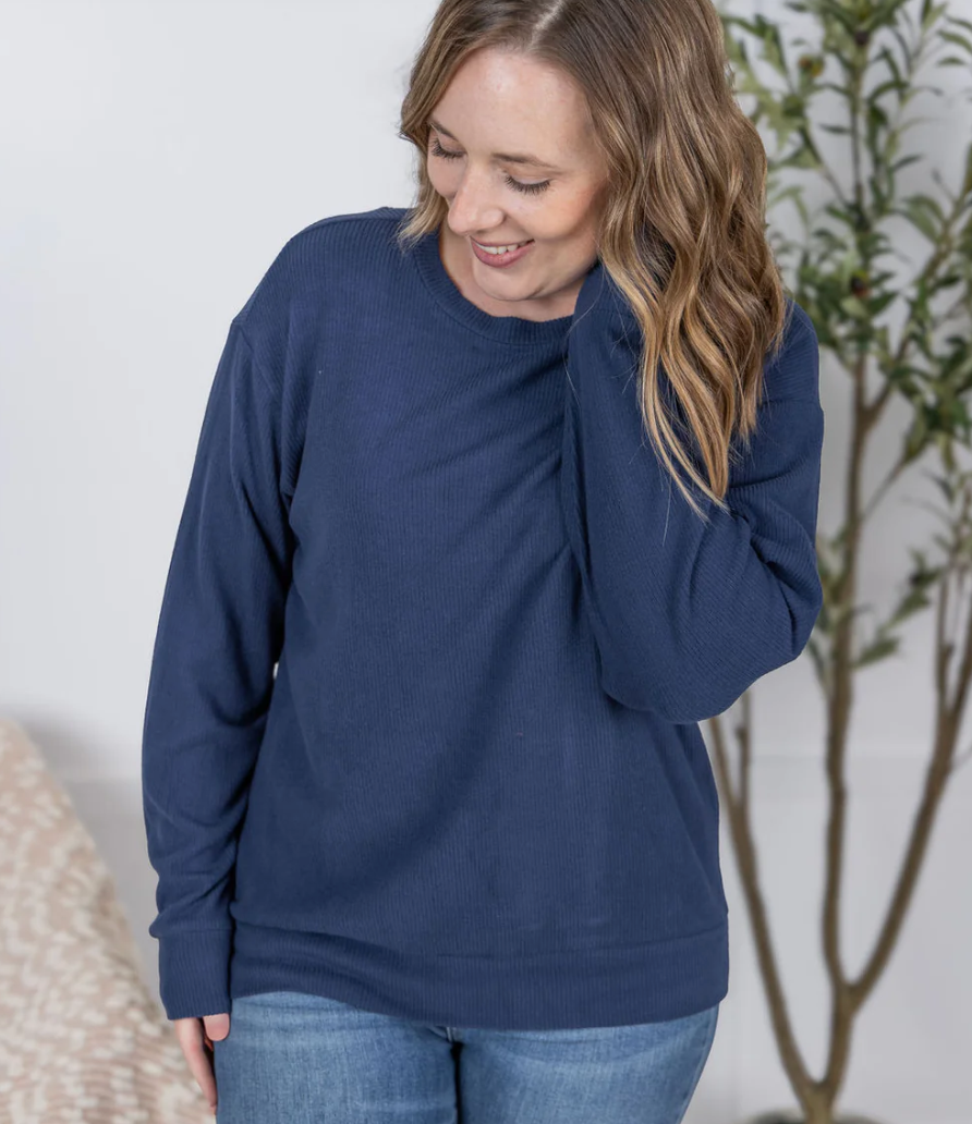 Corrine Ribbed Pullover