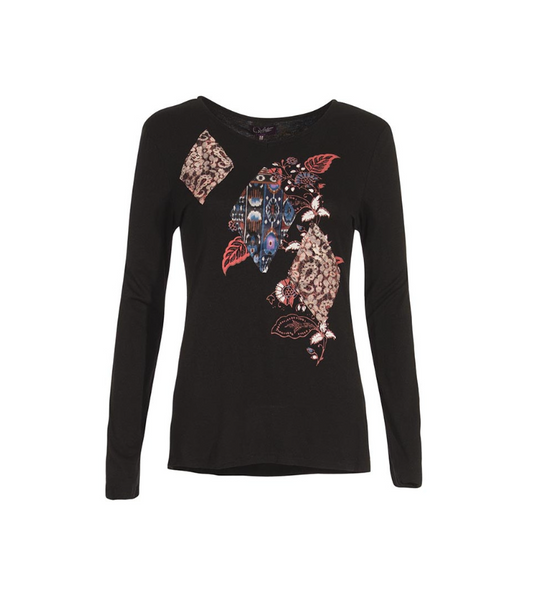 Patchwork Long Sleeve Tee